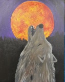 a howl at a moon