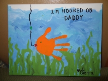 Hand Hooked on Daddy