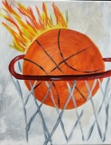 Burning Basketball