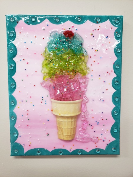 Ice Cream Cone with sprinkles