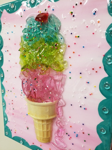 Ice Cream Cone with sprinkles