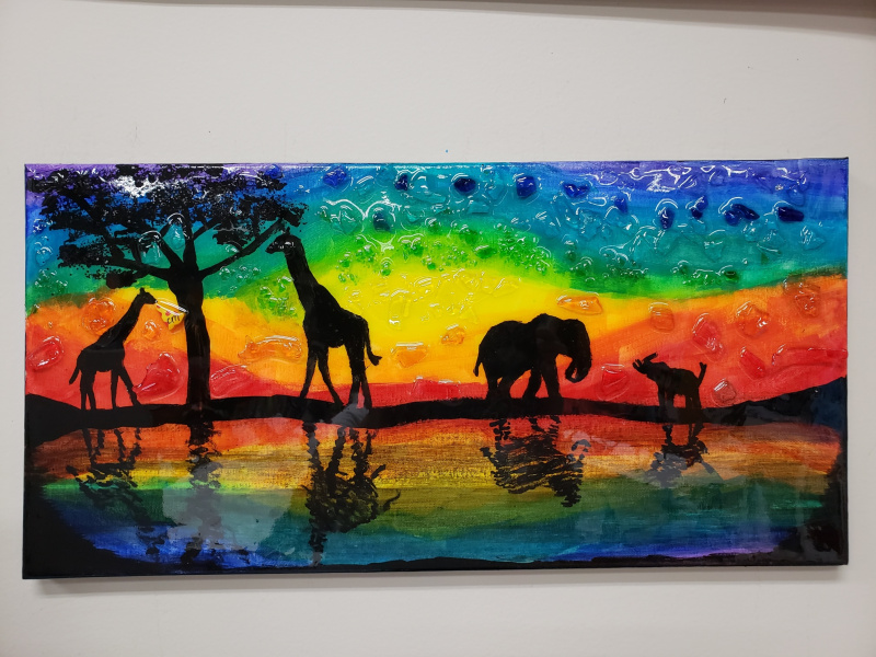 Xcelent Guest Creation - African Safari with glass