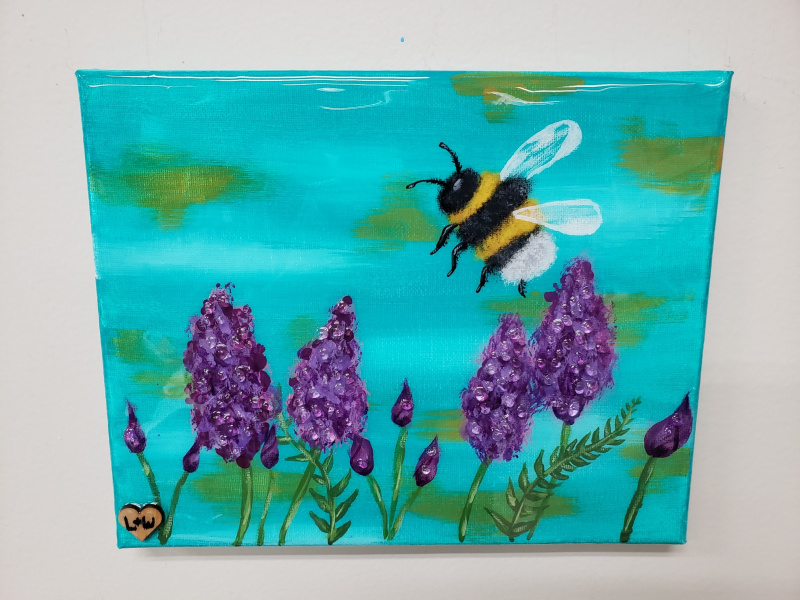 Xcelent Guest Creation - Bumble Bee and flowers