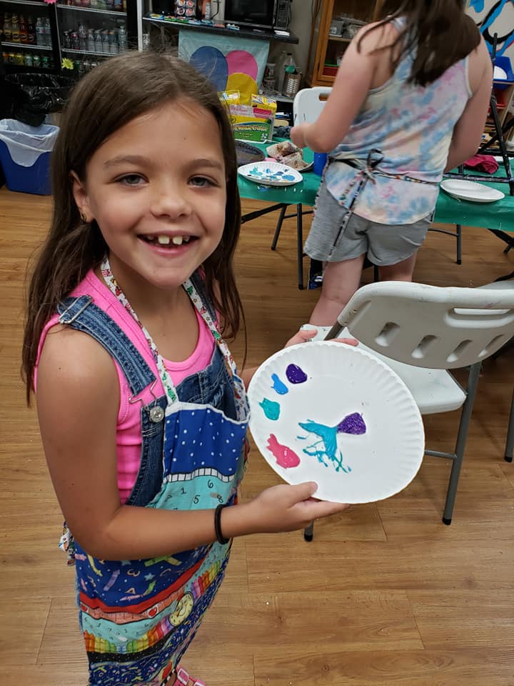 art camp at The Paint Shack in Eau Claire WI